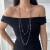 occidental style temperament imitate Pearl long necklace woman   retro ethnic styleins tassel sweater