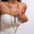 occidental style temperament imitate Pearl long necklace woman   retro ethnic styleins tassel sweater