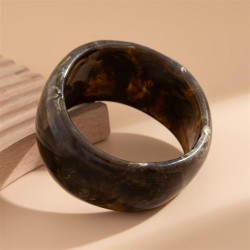 occidental style exaggeratingins wind Irregular resin width bangle  personalit..