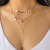 occidental style  brief chain imitate Pearl necklace woman set  fashion Metal sequin multilayer chain