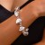 occidental style exaggeratingins Metal textured width surface bangle woman  personality Irregular geome
