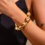 occidental style fashion exaggerating Irregular beads bracelet woman  personality geometry bea