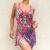 occidental style  Dress  creative splice color rhombus sequin chain woman