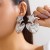 occidental styleins wind heart-shaped tassel ear stud woman  creative spliceearrings