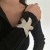 occidental style samllins Metal flowers butterfly opening bangle  Acrylicracelet