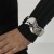 occidental style Metal surface bangle  geometryins wind pattern widthbracle