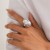 occidental styleins wind Irregular imitate Pearl opening ringRing  temperament geometry