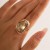 occidental styleins wind Irregular imitate Pearl opening ringRing  temperament geometry