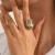 occidental styleins wind Irregular imitate Pearl opening ringRing  temperament geometry