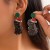occidental style creative christmas day ear studearrings woman  personality Autumn and Winter dee