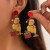 occidental style creative christmas day ear studearrings woman  personality Autumn and Winter dee