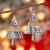 occidental style personalityins christmas tree star pendant necklace woman  creative day 