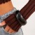 occidental style fashion translucent Acrylic banglebracelet  exaggeratingins surface resin width wom