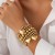 occidental style punk love pendant beads bracelet  brief imitate Pearl elasticitybracelet