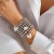 occidental style punk love pendant beads bracelet  brief imitate Pearl elasticitybracelet