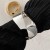 occidental style exaggeratingins Metal surface banglebraclet Irregular wave width