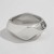 occidental style exaggeratingins Metal surface banglebraclet Irregular wave width