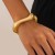occidental style wind exaggeratingracelet  Metal buckle bangle woman  personality Irregular drop surface 