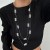 occidental style temperament imitate Pearl necklace woman  retro samll gold beads necklacenecklace
