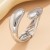 occidental stylebraclet exaggerating Metal surface bangle  Irregular drop