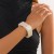 occidental style retroins wind Metal square bangle woman  fashion textured surfaceracelet