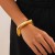 occidental style retroins wind Metal square bangle woman  fashion textured surfaceracelet