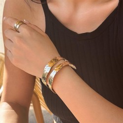 occidental style punk Metal Irregular bangle woman fashion opening setbracelet