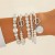occidental style temperament imitate Pearl bracelet set ins wind beadsbracelet