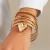 occidental styleins love pendant beads braceletracelet  punk Metal cirque bangle set