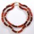 splice resin bamboo necklace occidental style beads clavicle necklace chain set