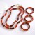 splice resin bamboo necklace occidental style beads clavicle necklace chain set