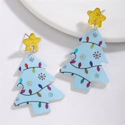  christmas christmas tree plates sequin earring  fashion trend brilliant earri..