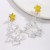  christmas christmas tree plates sequin earring  fashion trend brilliant earrings