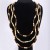  fashion multilayer bracelet necklace set  creative splice bamboo lady