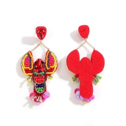 personality fashion creative style samll earrings  handmade beads sequin lady..