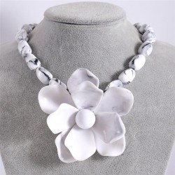 occidental style fashion beads three-dimensional exaggerating big flowers chai..