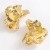 occidental style retro Metal big flowers ear stud three-dimensional gorgeous flowers earrings Earring
