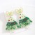 occidental style fashion personality christmas christmas tree series plates earrings diamond multicolor day earr