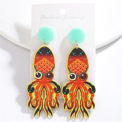 occidental style animal plates earring personality lady exaggerating earrings