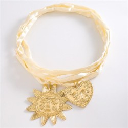  personality trend retro fashion Alloy sun flower pendant love necklace lady s..
