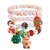  occidental style christmas series multilayer beads bracelet  Santa Claus christmas tree set bracelet