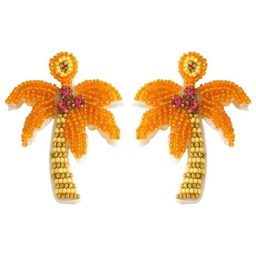occidental style fashion summer day handmade beads tree earrings  creative personality earring