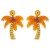 occidental style fashion summer day handmade beads tree earrings  creative personality earring