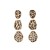occidental style leopard retro brief personality fashion long style earrings Alloy Acrylic woman Earring