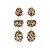 occidental style leopard retro brief personality fashion long style earrings Alloy Acrylic woman Earring
