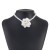  retro romantic three-dimensional flower Pearl necklace  fresh sweet temperament chain woman