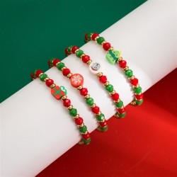 occidental style christmas gift  snowflake christmas tree beads high set