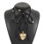  wind three-dimensional love carving long style color necklace  personality exaggerating trend Street Snap