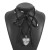  wind three-dimensional love carving long style color necklace  personality exaggerating trend Street Snap