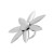 R occidental style Autumn and Winter flowers sun Leaf temperament Metal lady ring  wind